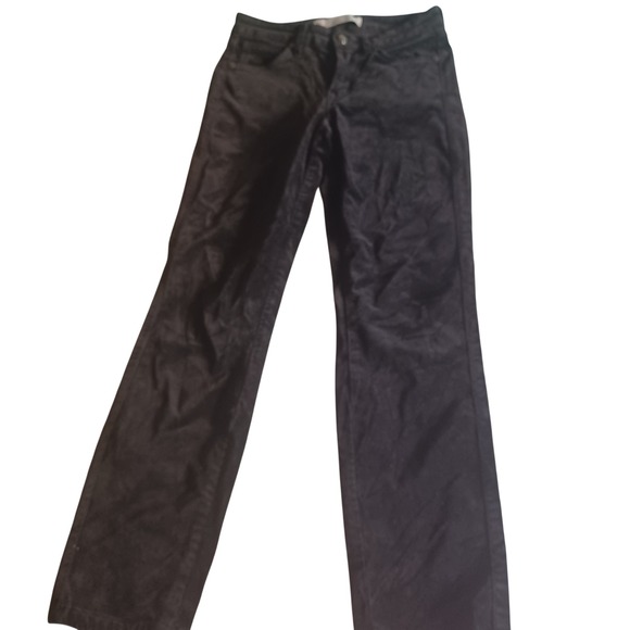 Cj By Cookie Johnson Pants - CJ by Cookie Johnson Womens Black Velvet Bootcut Pants Size 24 Stretch Cotton